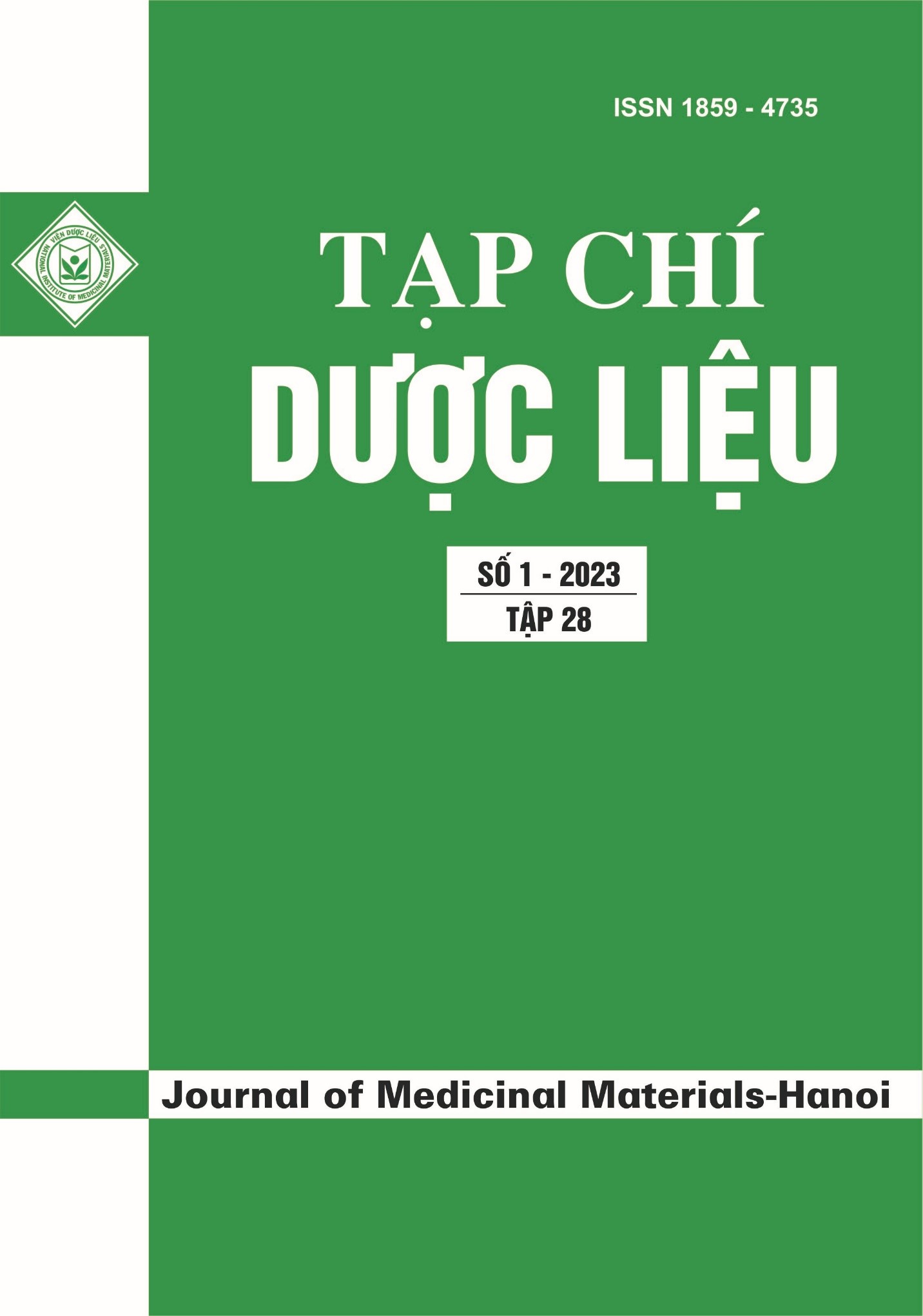 					Xem Tạp chí Dược liệu, Tập 28, Số 1/2023
				